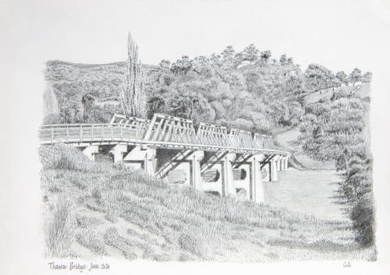 Tharwa Bridge by Grahame Crocket