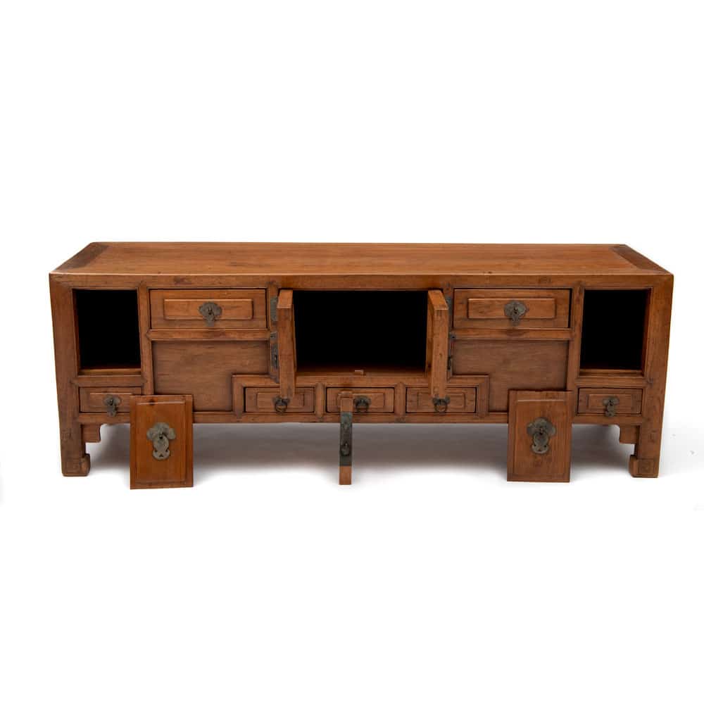 Seven drawer two Humble low - compartment House gallery cabinet