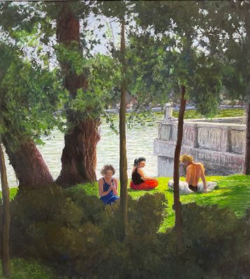 Bathers El Retiro by Roger Beale