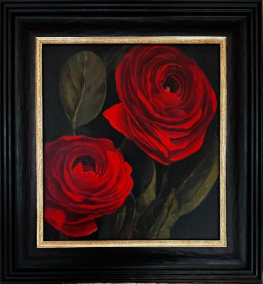 Red Camellias - a study by Roger Beale