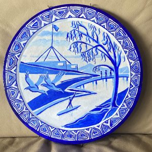 Canberra willow pattern by Cynthia Breheny