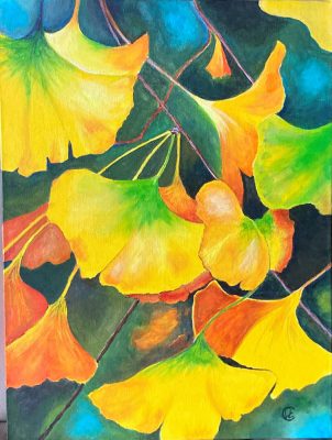 Gingko Leaves by Wendy Christian