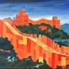 Great wall of China by Cynthia Breheny