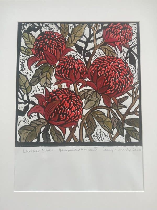 Waratah Flowers by Jennifer Manning