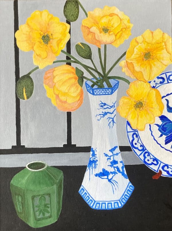 Yellow Poppies by Rosanna Hindmarsh