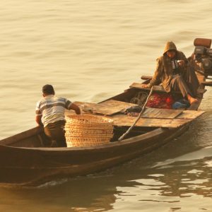 Irrawaddy Boatmen by Aart Groothuis