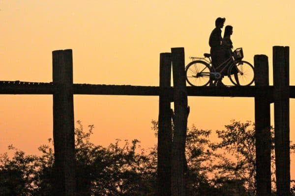 U Bein Bridge by Aart Groothuis