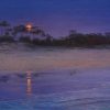 Setting Moon, Coolum Beach by David Brayshaw