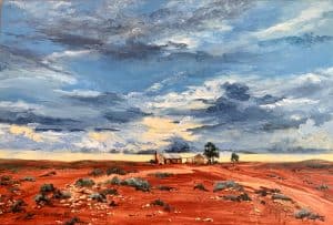 Solitary homestead. Beltana, SA by Chrissie Lloyd