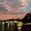 Sydney transforms day into night. View from Mort Bay, Balmain by Chrissie Lloyd